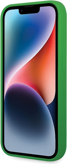 Lacoste Silicone Magsafe Back Cover Plastic Green (iPhone 15 Pro Max)