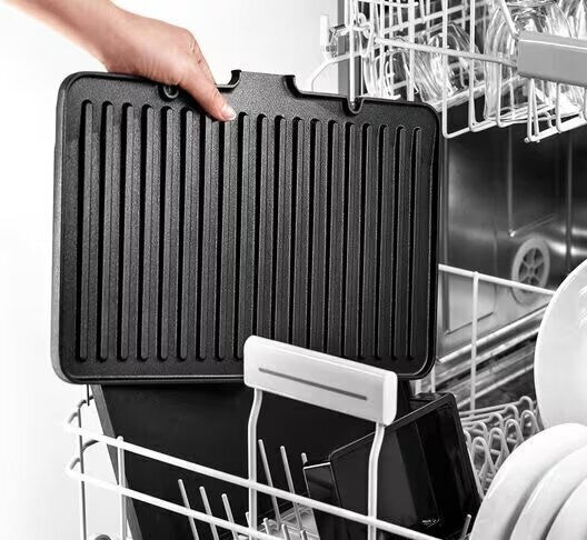 Braun MultiGrill 9 Pro Tabletop Electric Grill Ribbed Plate 2200W with Lid and Adjustable Thermostat 37cmx23cmcm