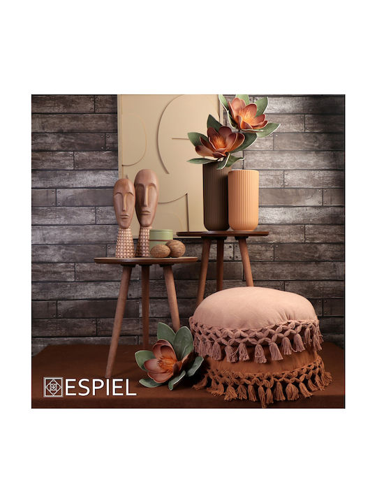 Espiel Decorative Vase Orange 12x12x23.8cm
