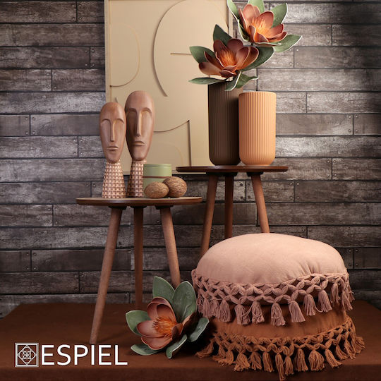 Espiel Διακοσμητικό Βάζο Κεραμικό Πορτοκαλί Φ12xΥ23.8cm