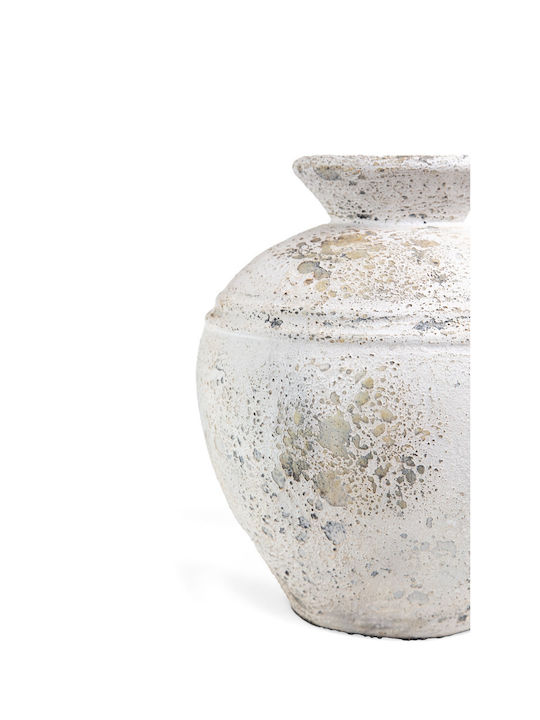 Soulworks Decorative Vase White 35x35x40cm