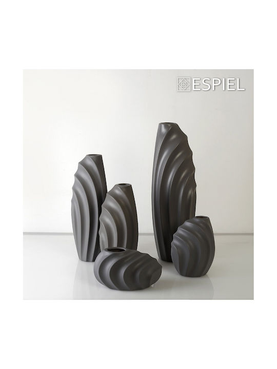 Espiel Decorative Vase Gray 18.8x57cm