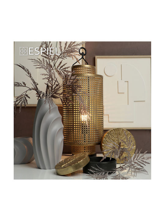 Espiel Vază Decorativă Ceramică Gri 25x14cm 1buc