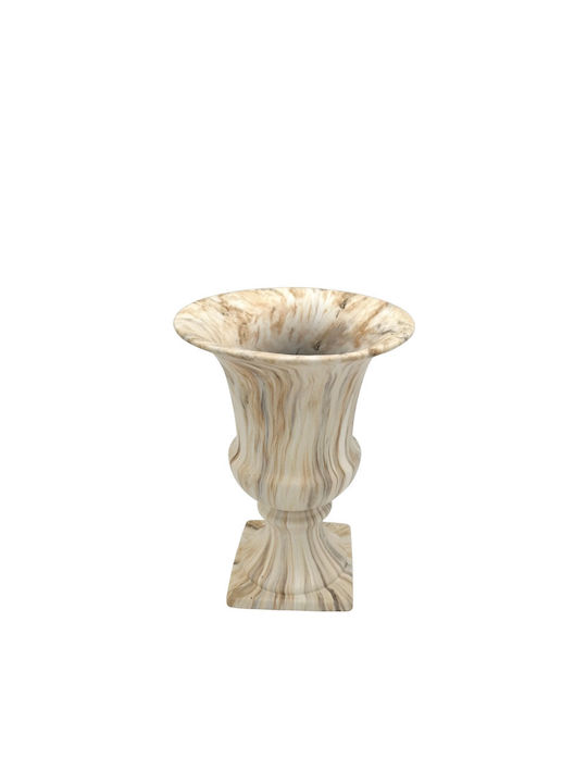 Marhome Decorative Vase Marble Multicolour 19x26.5cm 1pcs