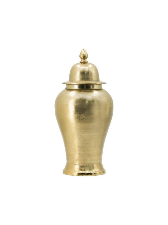 Artekko Decorative Vase Gold 25x25x53cm