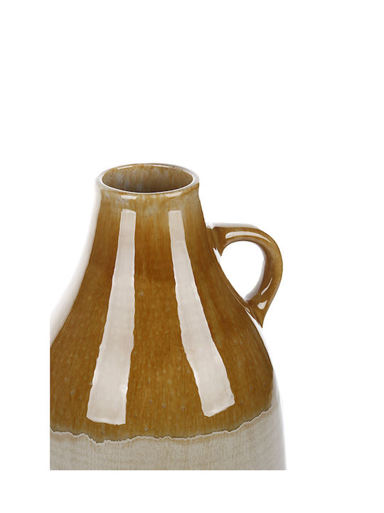 Kaemingk Decorative Vase Beige 16x16x27cm