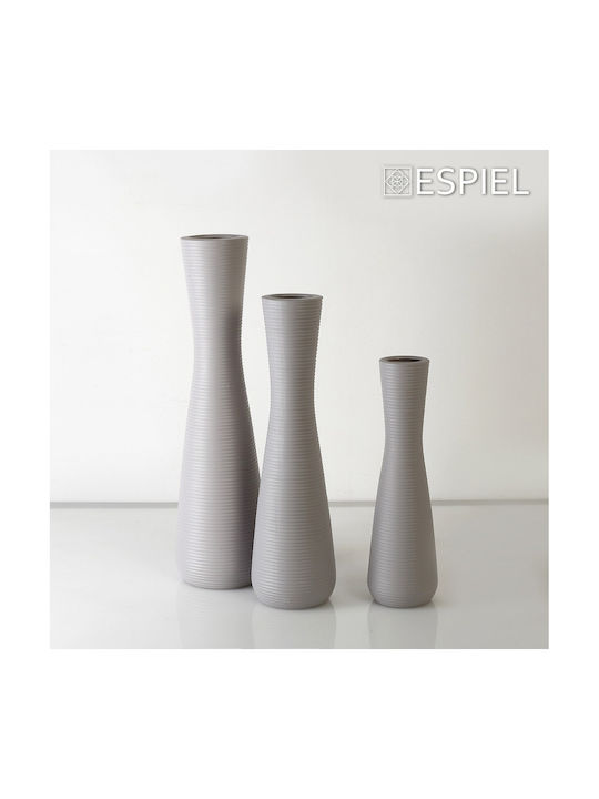 Espiel Decorative Vase Gray 14.5x49cm