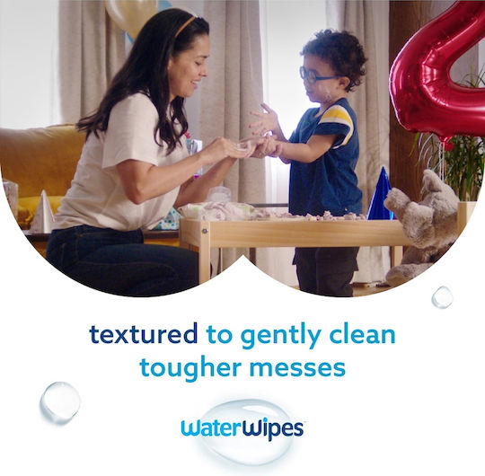 WaterWipes Baby Wipes with 99.9% Water, without Alcohol & Parabens 4x60pcs