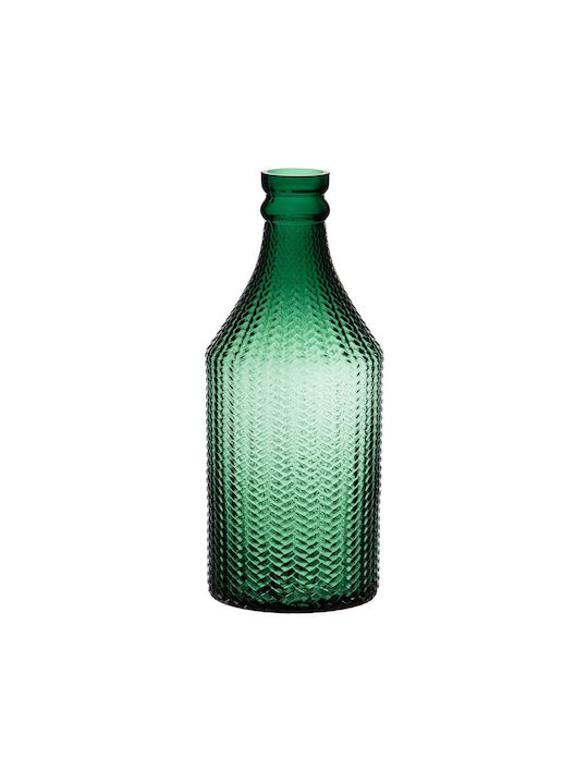 BigBuy Vază Decorativă Sticlă Verde 11.7x30x30cm 1buc