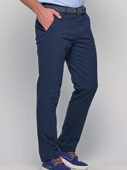 Lexton Men's Trousers Chino BLUE