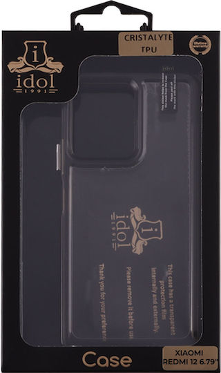 Idol 1991 Cristalyte Back Cover Σιλικόνης Διάφανο (Redmi 12 4G / Redmi 12 5G)