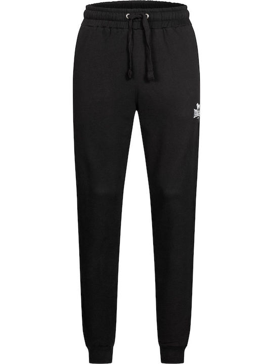 Ανδρικό Βαμβακερό Σετ Φόρμα & Ζακέτα Lonsdale Croachy Regular Fit Black White
