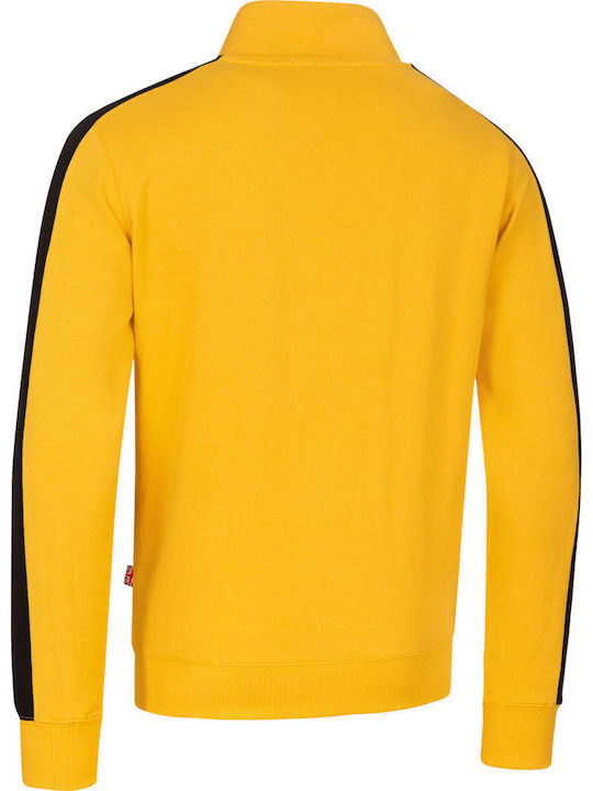 Ανδρικό Σετ Βαμβακερό Φόρμα & Ζακέτα Lonsdale Beickerton Slim Fit Yellow Black