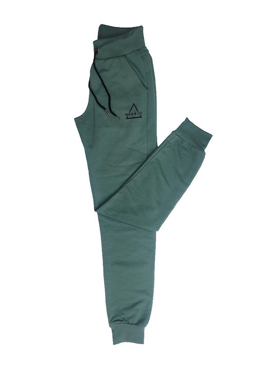 Sweatpants with Elastic Green