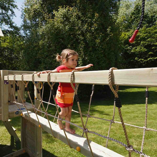 Holzbrücke Seilbrücke Verbindung Brücken Turm 65 X 240cm 07110 1