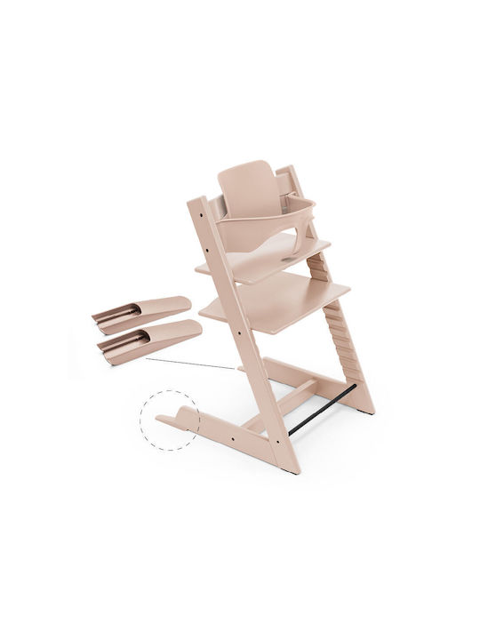 Stokke Scaun portabil pentru masă Scaun de masă Plastic pentru președinte Tripp Trapp Serene Pink