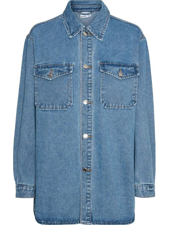 Naya Langärmeliges Damenhemden Denim Blau
