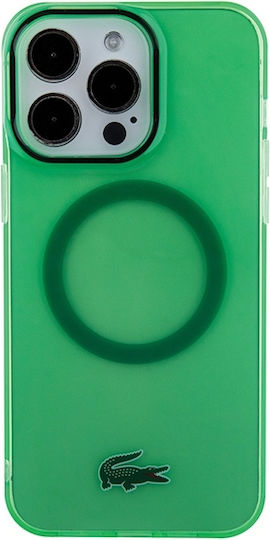 Lacoste Back Cover Plastic Verde (iPhone 15 Pro)