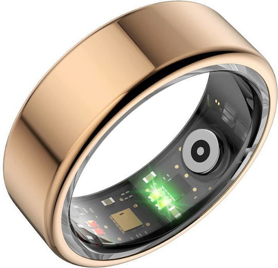 Colmi R02 Smart Ring (Size 11 - 20.6mm) 20.6mm with Heart Rate Monitor Gold