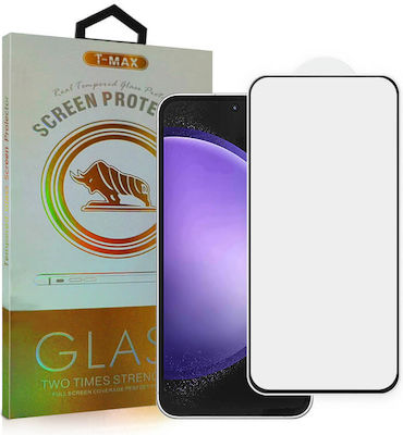 T-Max Fluid Despensing Αντιχαρακτικό Γυαλί 3D 0.2mm Full Glue Tempered Glass Μαύρο (Galaxy S23 FE)