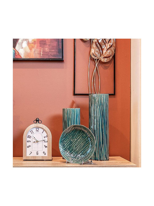 Fylliana Vază Decorativă Ceramică 606054 Verde 14.4x10x45cm 1buc