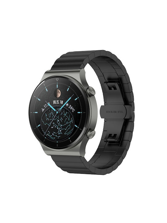 Buckle Curea Oțel inoxidabil Fluturele (Huawei Watch GT/GT Pro 2/3/4/5 / Ultimate 46mm)