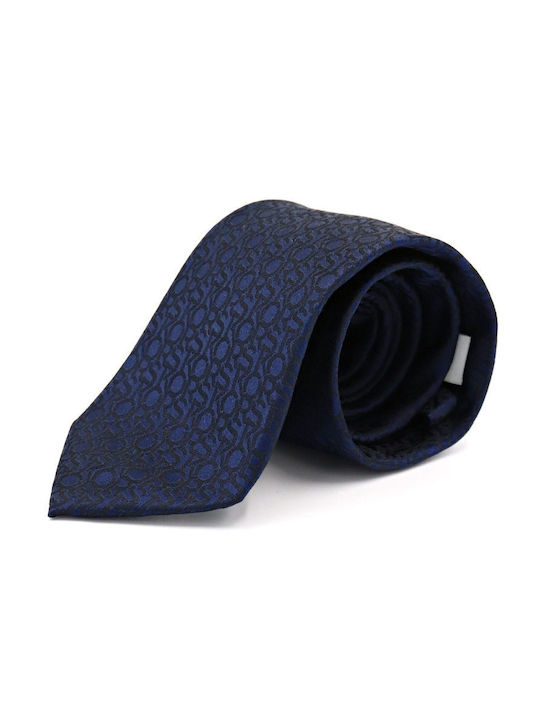 Michael Kors Krawatte mit durchgehendem Logo-Print in Blau