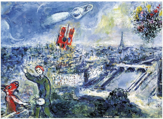 Le Bouquet de Paris by Marc Chagall Puzzle 2D 1000pcs
