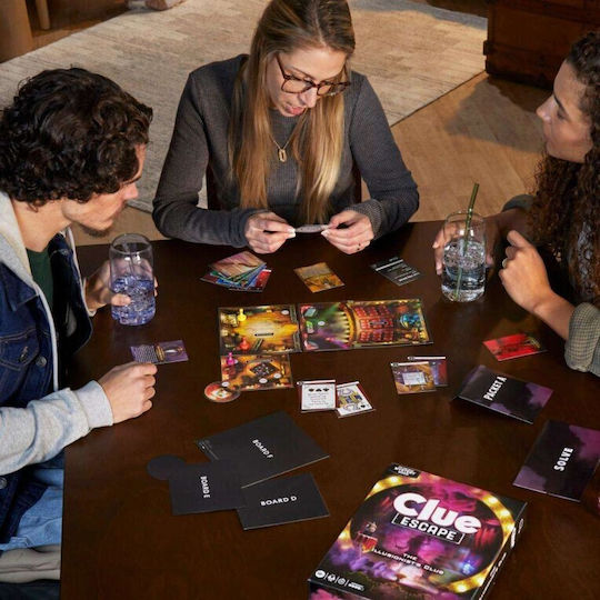 Board Game Cluedo Escape - The Illusionists Club for 1-6 Players 10+ Years Old Hasbro