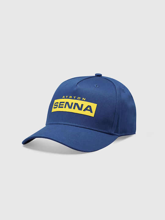 Ayrton Senna Logo Cap Jockey Blue