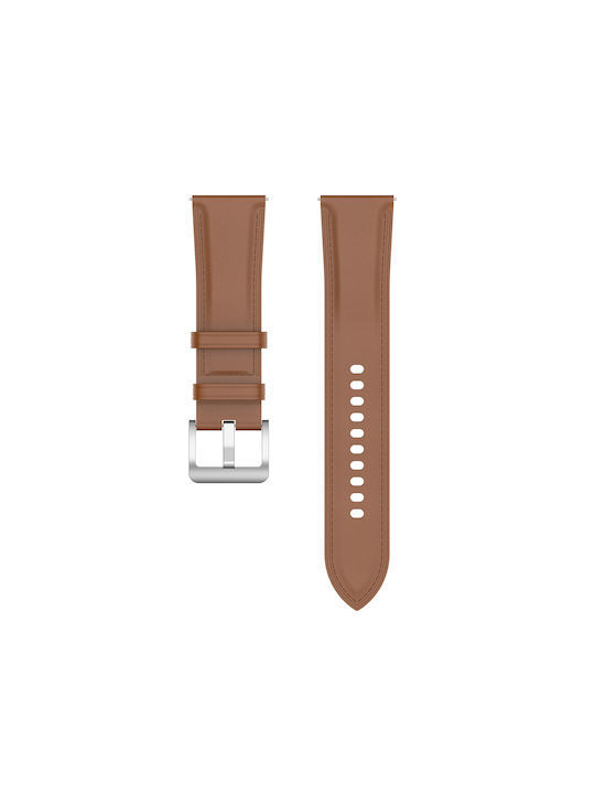 Techsuit Strap Brown (Huawei Watch GT 2, GT 2 Pro, GT 3 Pro, Ultimate; Xiaomi Watch S1)
