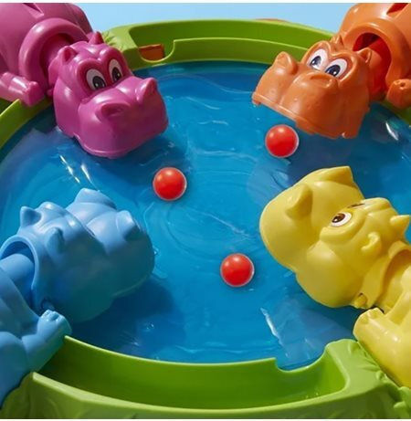 Brettspiel Hungry Hippos für 2-4 Spieler 4+ Jahre (GER) Hasbro