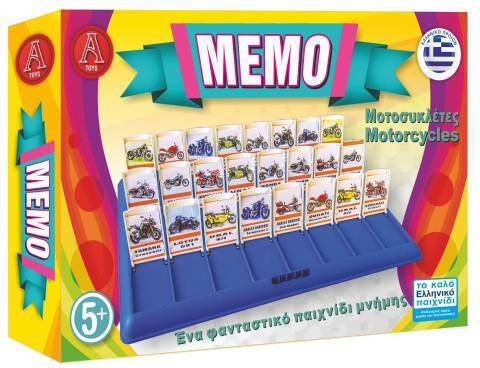 Board Game Memo με Μοτοσυκλέτες for 2 Players 5+ Years Old Argy Toys