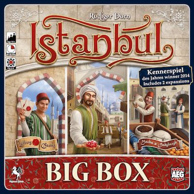 Pegasus Spiele Board Game Istanbul Big Box for 2-5 Players 10+ Years (EN)