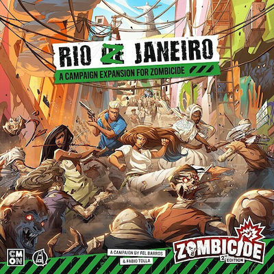 Cool Mini Or Not Επέκταση Παιχνιδιού Zombicide: Rio Z Janeiro για 1-6 Παίκτες 14+ Ετών