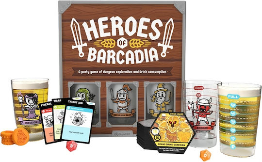 Настолна игра Heroes Of Barcadia за 2-6 играчи 21+ години (EN) Rollacrit