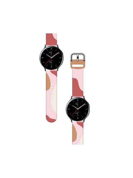 Hurtel Moro Λουράκι Σιλικόνης Camo Black (12) (Galaxy Watch (46mm) / Gear S3)