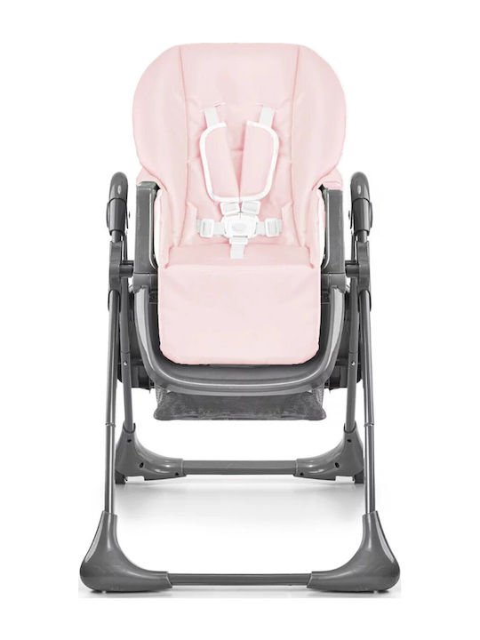 Kinderkraft Tastee Αναδιπλούμενο Καρεκλάκι Φαγητού Pink