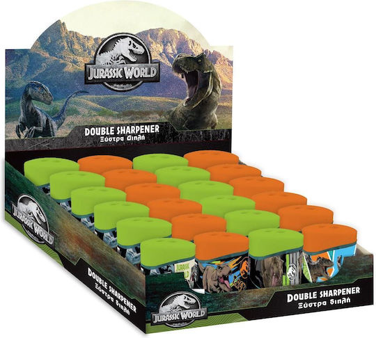 Jurassic Park Plastic Sharpener Green Barrel 1pcs
