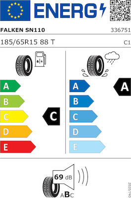 Falken Sincera SN110 Ecorun 185/65 R15 88T Θερινό Λάστιχο για Επιβατικό Αυτοκίνητο