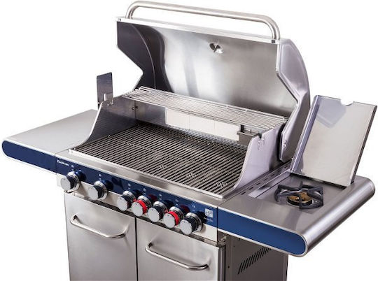 G21 Gas Grill Grate 81cmx50cmcm with 7 pcs 20kW and Side Burner Infrared