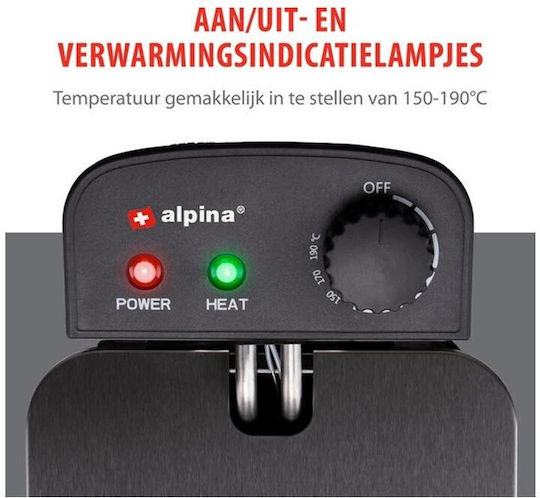 Alpina Appliances AT3162 Deep Fryer 3lt Silver