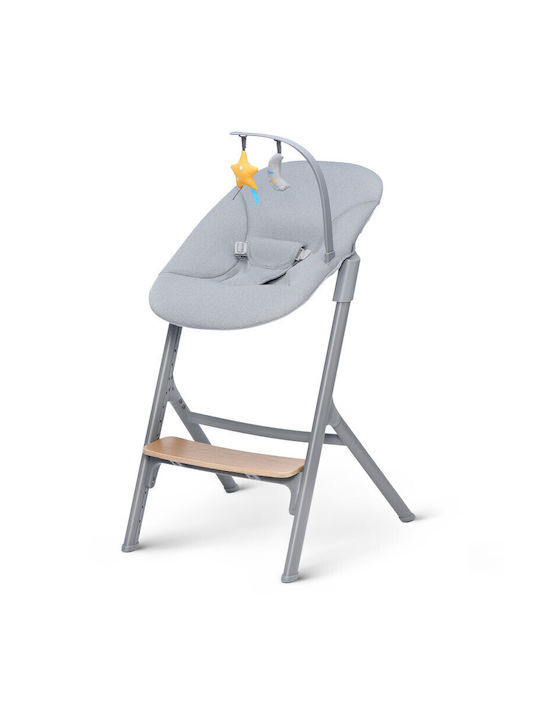 Kinderkraft Livy Baby Highchair 4 in 1 with Adjustable Height Gray