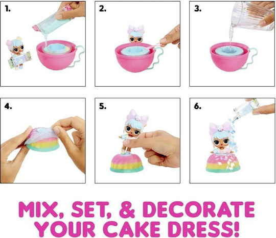 MGA Mix & Make Tort De Ziua De Naștere Lol Surpriză Pentru 3+ Ani (Diverse Modele)