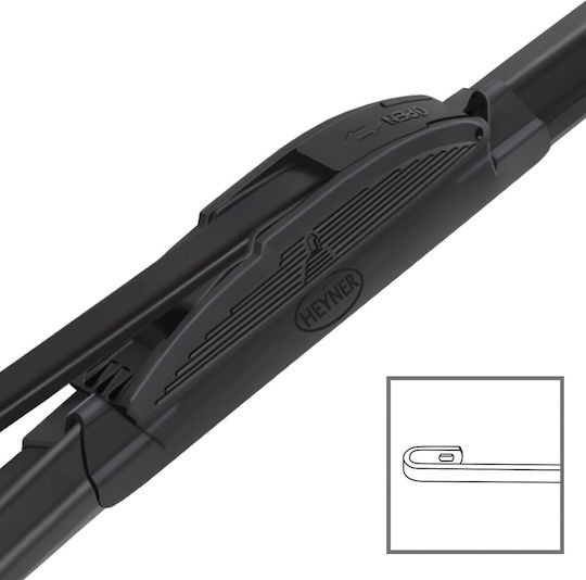 Set de ștergătoare parbriz Heyner potrivit pentru Opel Combo C octombrie 2001 ianuarie 2011 hibrid