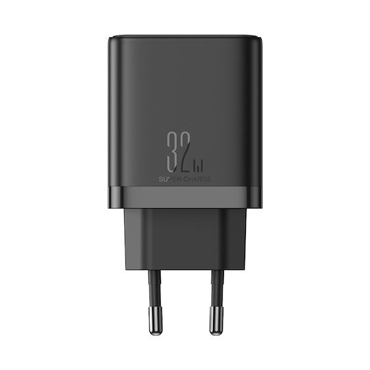Joyroom Φορτιστής Χωρίς Καλώδιο με Θύρα USB-A και 2 Θύρες USB-C 32W Μαύρος (JR-TCF10)