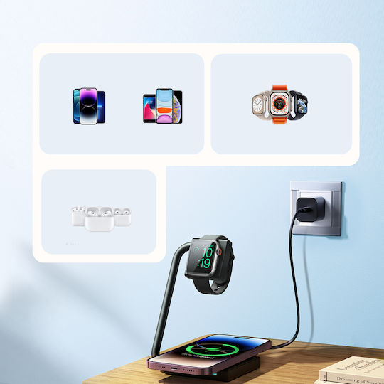 Joyroom Φορτιστής Magsafe 15W Μαύρος (JR-WQN05 )