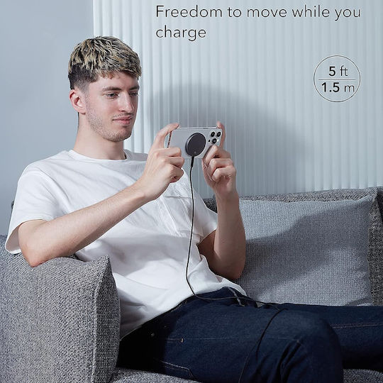 ESR Wireless Charger Qi Pad 15W Black Halolock