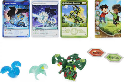 Spin Master Jucărie Miniatură Bakugan Platinum Power Up - Pachet Griswing pentru 6+ Ani