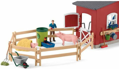 Schleich-S Miniature Toy Farm World Red